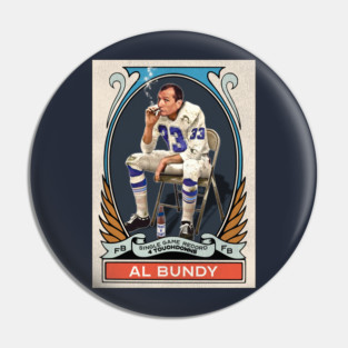 Al Bundy Polk High Football Trading Card Pin