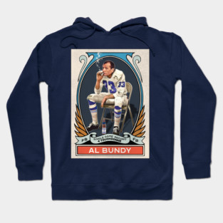 Al Bundy Polk High Football Trading Card Hoodie