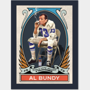 Al Bundy Polk High Football Trading Card Posters and Art