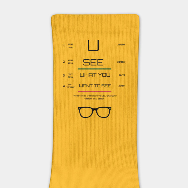 You see what you want to see Tee, Hoodie, Mug, Cases, Tote bag, Notebook by C.Code