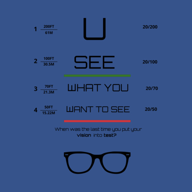 You see what you want to see Tee, Hoodie, Mug, Cases, Tote bag, Notebook by C.Code