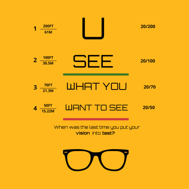 You see what you want to see Tee, Hoodie, Mug, Cases, Tote bag, Notebook by C.Code