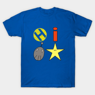 Graphic Star and Robot T-Shirt