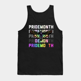 Pride Moth Rainbow Tank Top