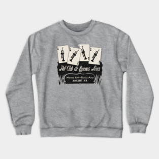 Vintage Buenos Aires Argentina Jazz Club Crewneck Sweatshirt