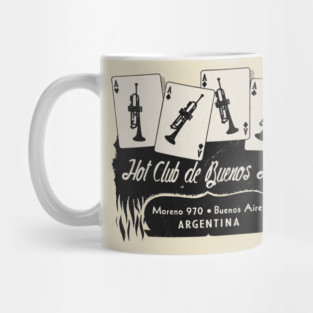Vintage Buenos Aires Argentina Jazz Club Mug