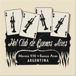 Vintage Buenos Aires Argentina Jazz Club Posters and Art