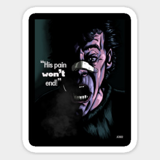 The Exorcist lll “Inside With Us” Gemini Killer portrait (digital) Sticker