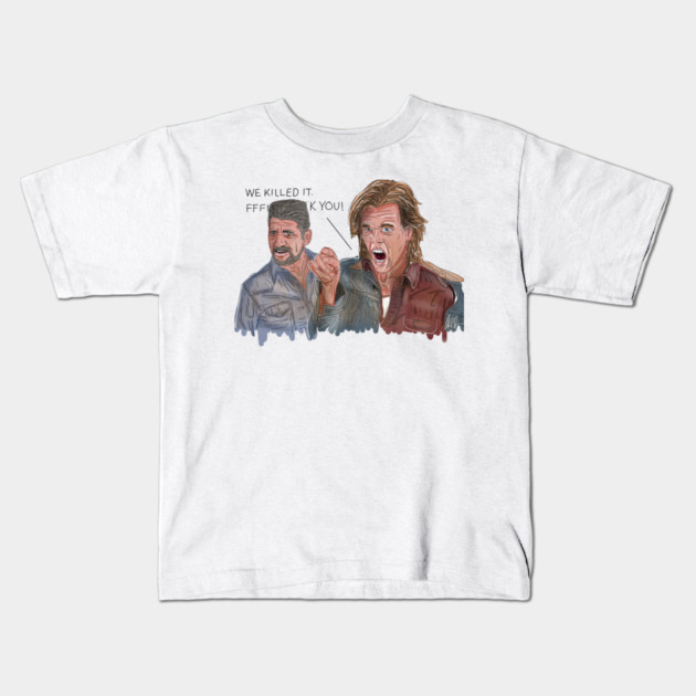 Tremors: We Killed It! F****k You! Kids T-Shirt by 51Deesigns
