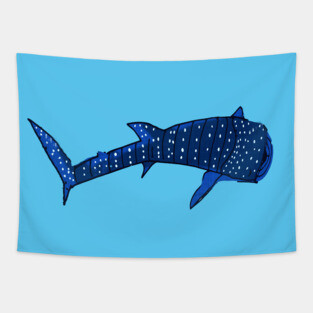 whale shark Tapestry