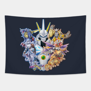 fanart Omegamon evo Tapestry