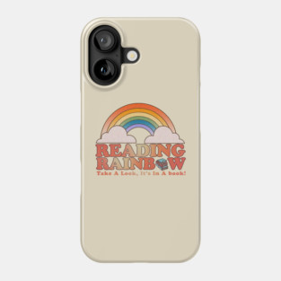 Reading Rainbow  - take a look, it's in a book! Phone Case