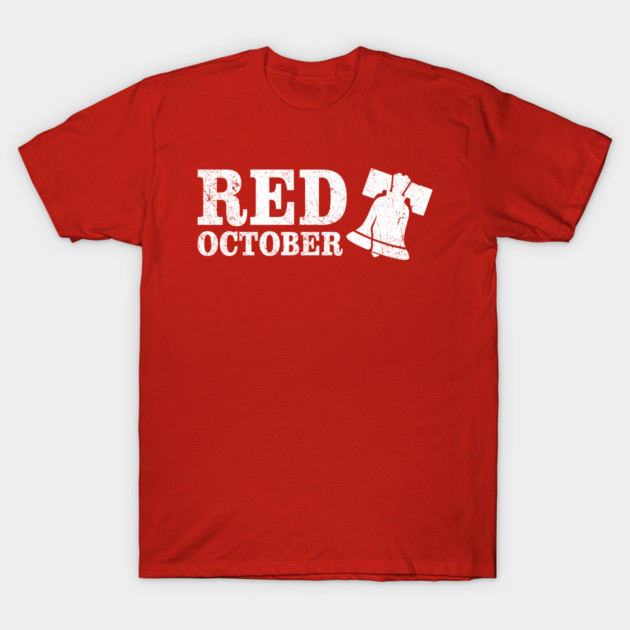 Red October Vintage, Retro, gift idea, Philly, Philadelphia, Baseball,  t-shirt, tee, perfect, best, top, last minute gift idea for men, for women, 