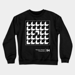Massive Attack - Minimalist Graphic Artwork Design Crewneck Sweatshirt