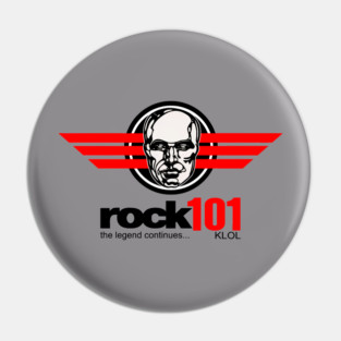 KLOL Rock 101 Radio Station Pin