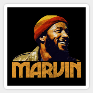 Marvin Gaye Vintage Sticker