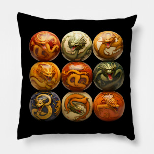 Reimagined Dragon Balls from Dragon Ball Z Pillow