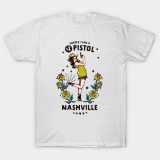 Funny Vintage Nashville, Tennessee Country Cowgirl T-Shirt
