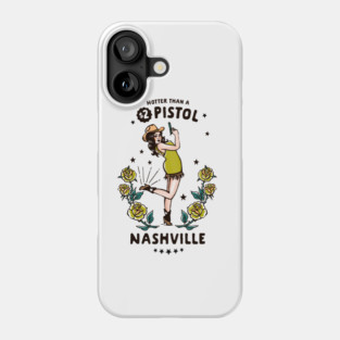 Funny Vintage Nashville, Tennessee Country Cowgirl Phone Case