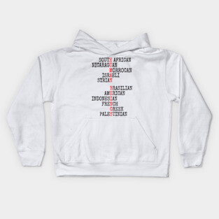 ONE HUMAN FAMILY Kids Hoodie