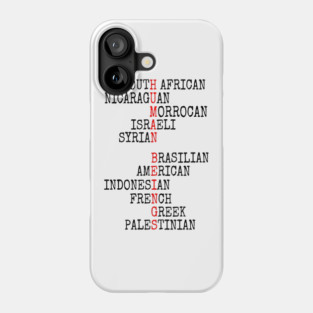 ONE HUMAN FAMILY Phone Case