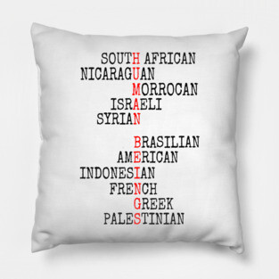 ONE HUMAN FAMILY Pillow