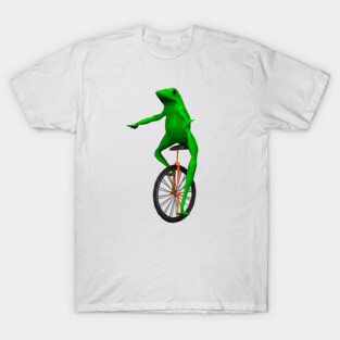 Dat Boi: frog on unicycle T-Shirt