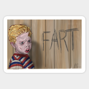 Raising Arizona: "FART" Kid Sticker
