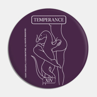Penny Dreadful Tarot - Temperance Pin