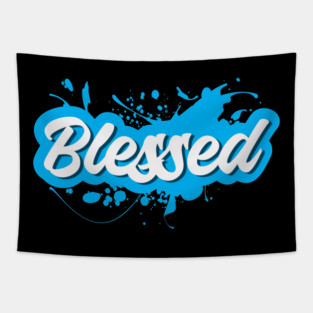 Paint Me Blessed Tapestry
