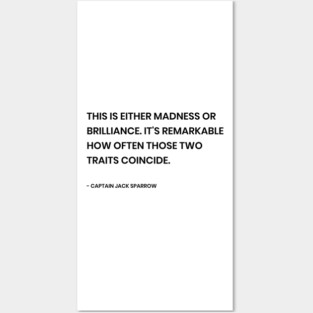 Captain Jack Sparrow Quote Posters and Art