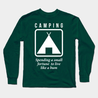 Camping Long Sleeve T-Shirt