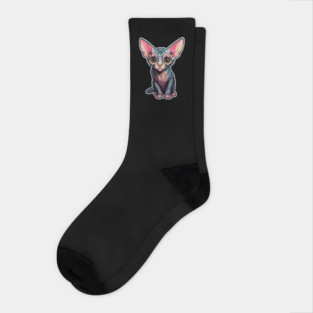 Sphynx Cat - Sphinx Hairless Cat Socks