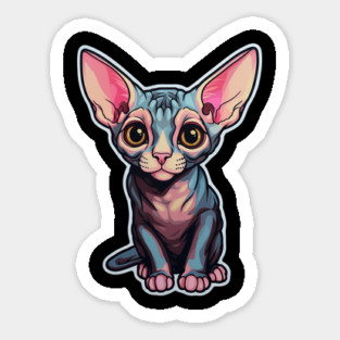 Sphynx Cat - Sphinx Hairless Cat Sticker