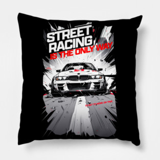 Street racing Pillow