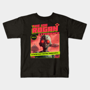 The Joe Rogan Experience Vintage Alien Invasion Comic Kids T-Shirt