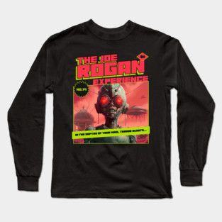The Joe Rogan Experience Vintage Alien Invasion Comic Long Sleeve T-Shirt