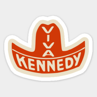 Viva Kennedy John F Kennedy Vintage Political Campaign Button Sticker