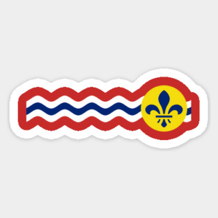 St Louis Missouri City Flag Magnet