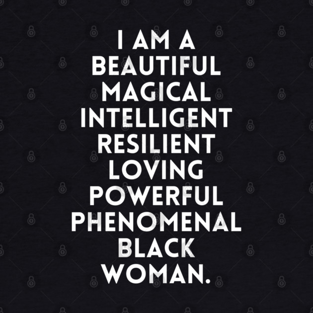I am a beautiful black woman by UrbanLifeApparel