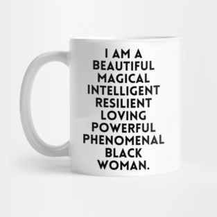 I am a beautiful black woman Mug