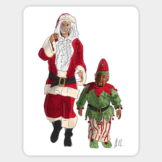 Bad Santa: Back in the Saddle Again Magnet by 51Deesigns