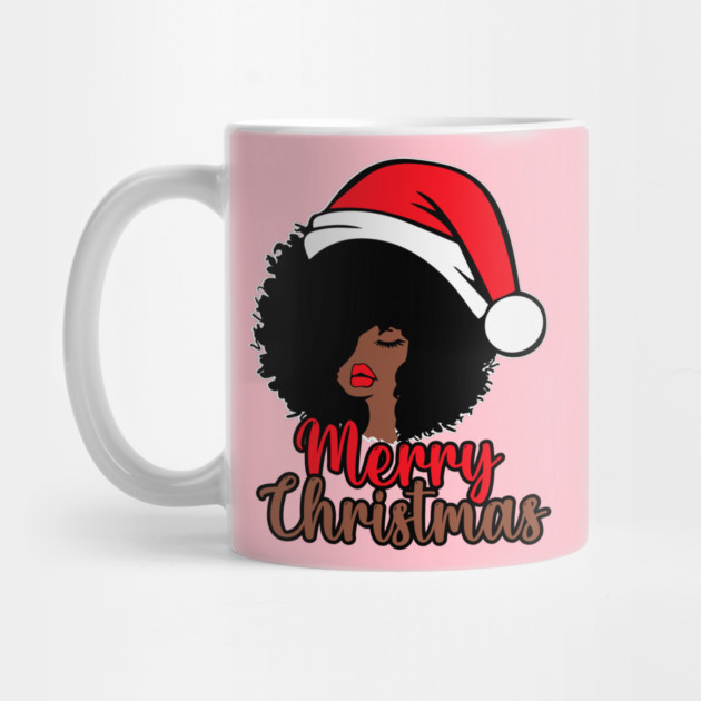Merry Christmas, Black Woman Santa, Black Mrs Santa Claus by UrbanLifeApparel