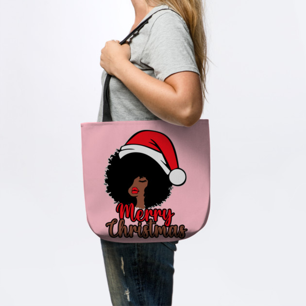 Merry Christmas, Black Woman Santa, Black Mrs Santa Claus by UrbanLifeApparel