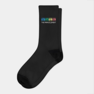 Black The Prime Element Socks