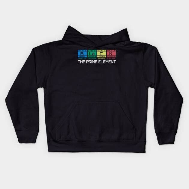 Black The Prime Element Kids Hoodie by UrbanLifeApparel