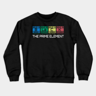 Black The Prime Element Crewneck Sweatshirt