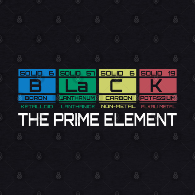 Black The Prime Element by UrbanLifeApparel