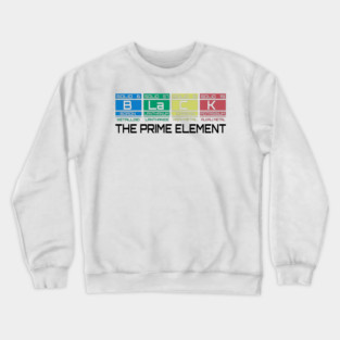 Black The Prime Element Crewneck Sweatshirt