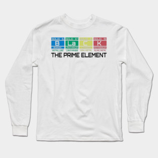 Black The Prime Element Long Sleeve T-Shirt